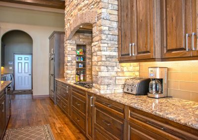 Natural Wood Custom Quality Kitchen Cabinets